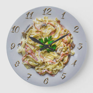 Restaurant (Fettuccine) Large Clock