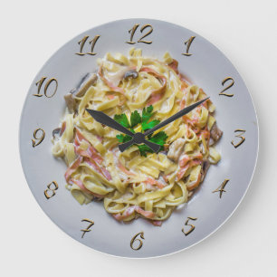 restaurant (fettuccine) large clock