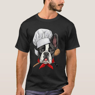 Restaurant French Bulldog Chef Cook Kitchen Cookin T-Shirt