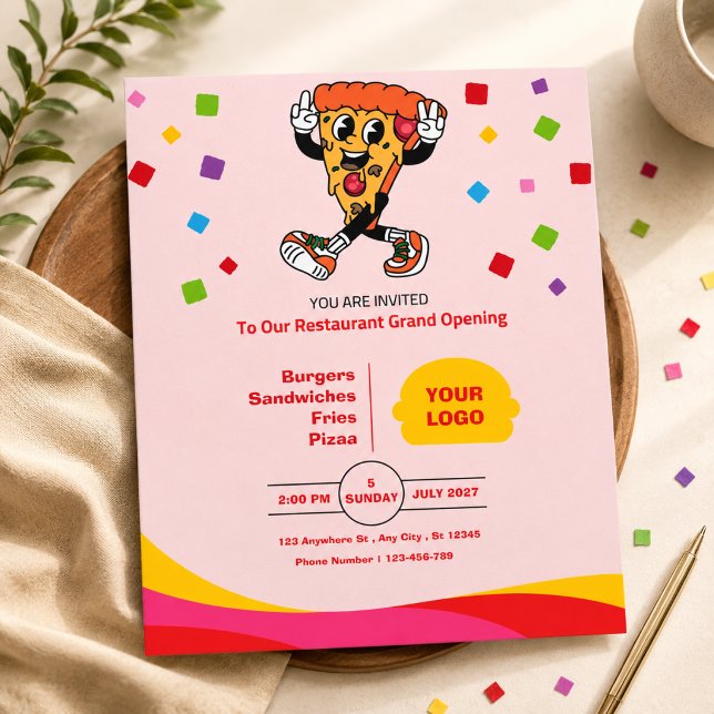 Restaurant Grand Opening Invitation (Creator Uploaded)