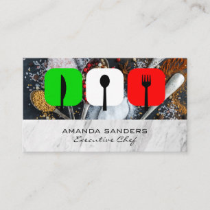 Restaurant Logo   Culinary Arts   Spices Business Card