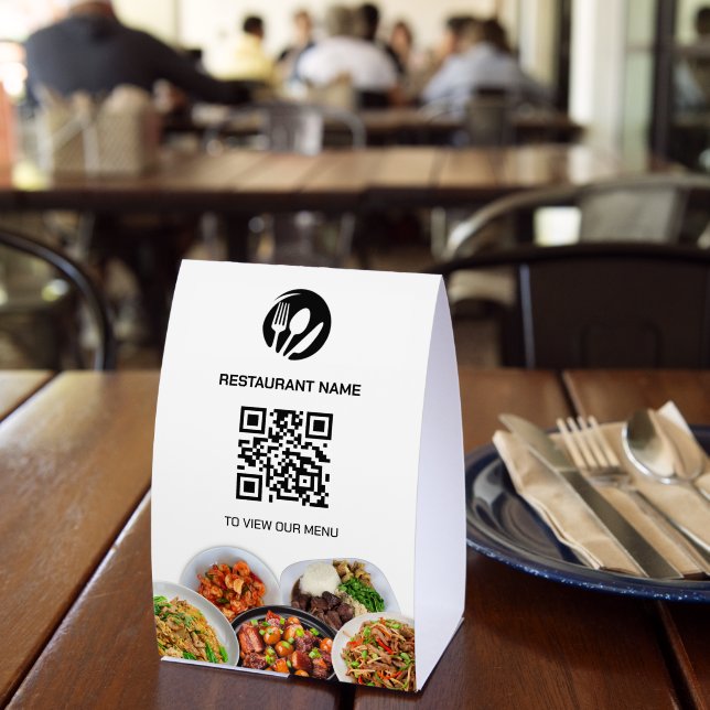 Restaurant Logo Digital Menu QR Code Ppaer (Insitu(Restaurant))