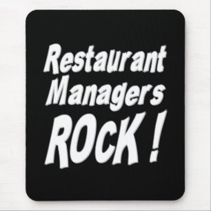 Restaurant Managers Rock! Mousepad