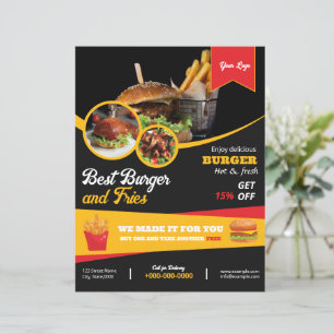 Restaurant Menu Flyer Template