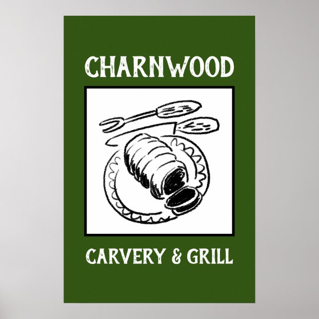 Restaurant or Carvery Sign Board. (Front)