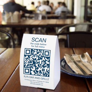 Restaurant QR Code for Menu Daily Specials