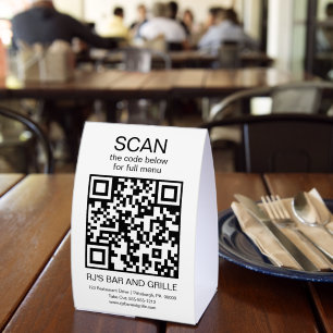 Restaurant QR Code for Menu   Daily Specials