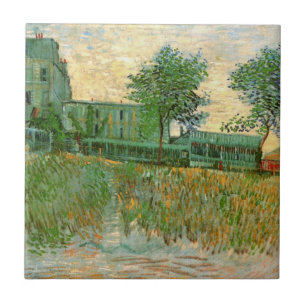 Restaurant Sirene, Asnières by Vincent van Gogh Ceramic Tile
