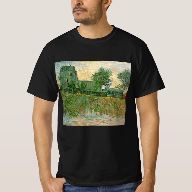Restaurant Sirene, Asnières by Vincent van Gogh T-Shirt (Front)