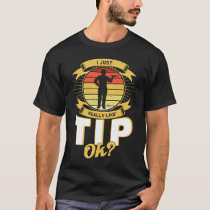 Restaurant specialist drinking money waiter operat T-Shirt