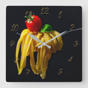 Restaurant Square Wall Clock