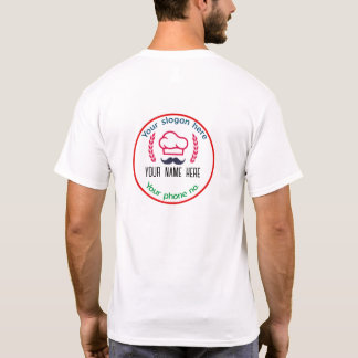 Restaurant T-Shirt with Customised Logo