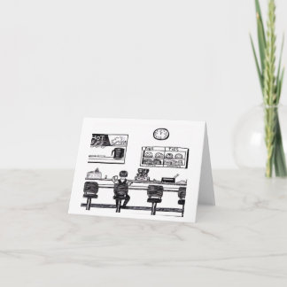 Restaurant Time  Thank You Card