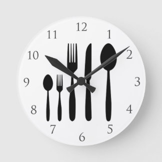 Restaurant Wall Clock with Numbers