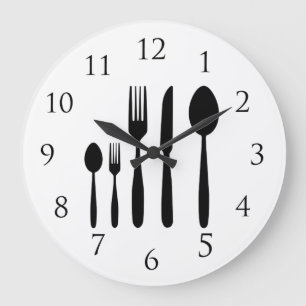 Restaurant Wall Clock with Numbers