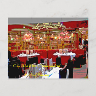Restaurante centro comercial H2O de Rivas vaciamad Postcard