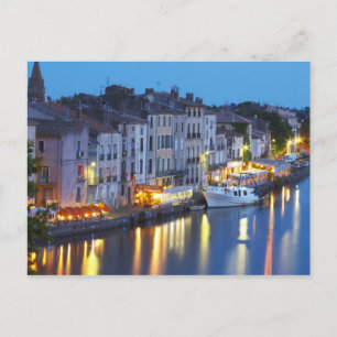 Restaurants along the l'Herault river. L'Herault 2 Postcard