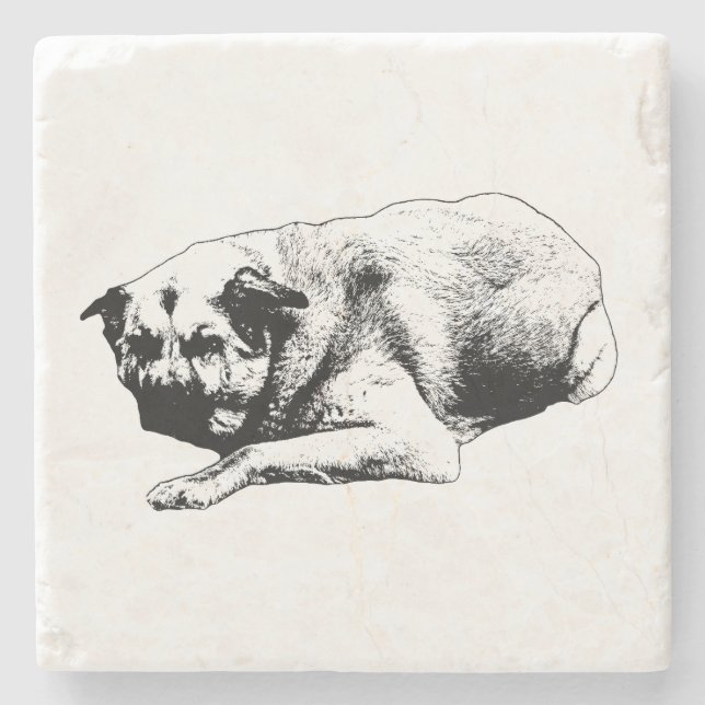 Restful Point, Unseen Grace Stone Coaster (Front)