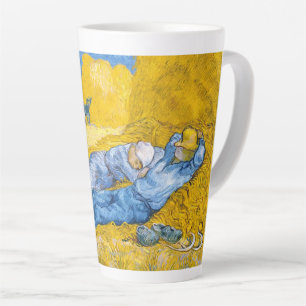 Resting after Work (after Millet) Van Gogh art Latte Mug