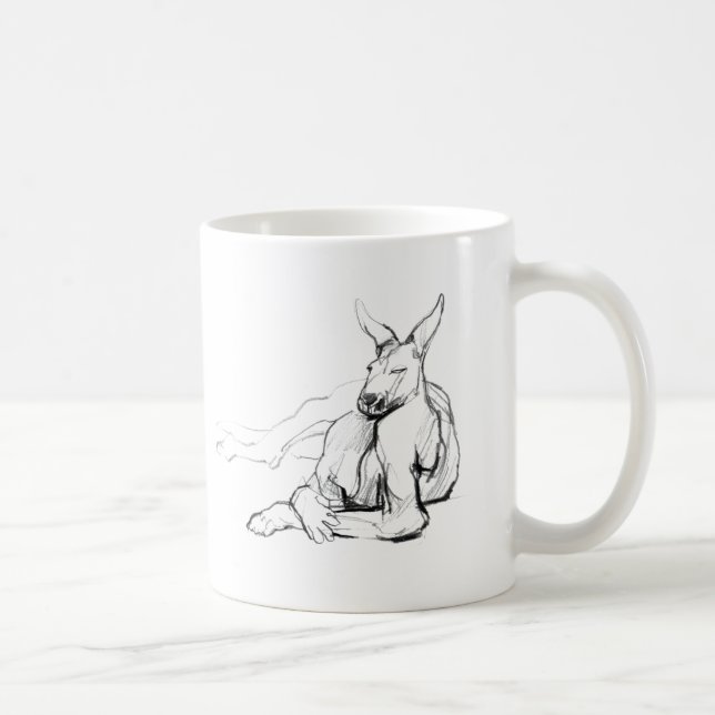Resting Athlete Coffee Mug (Right)