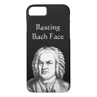 Resting Bach Face Classical Music Composer