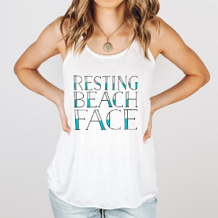 Resting Beach Face Singlet
