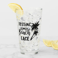 Resting beach face words