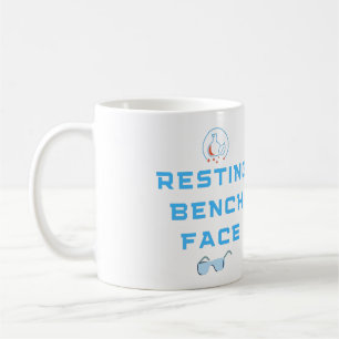 Resting Bench Face Laboratory Coffee Mug