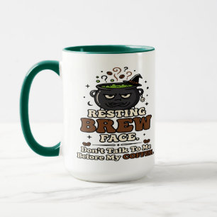 Resting Brew Face Halloween Night Shift Nurse Gift Mug