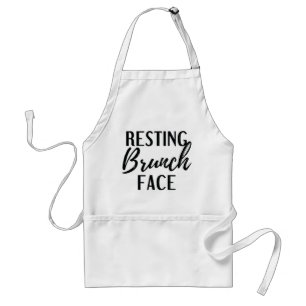 Resting Brunch Face Standard Apron