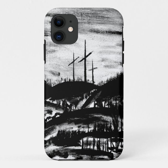 Resting Cross Case-Mate iPhone Case (Back)