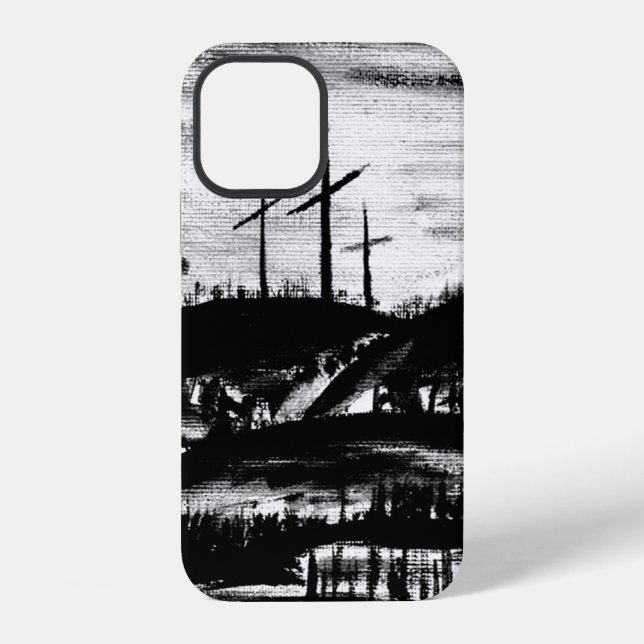 Resting Cross iPhone Case (Back)