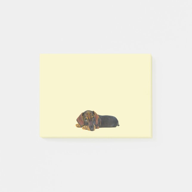 Resting Dachshund Post-It Notes (Front)