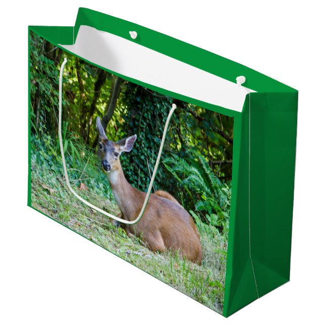 Resting Deer Gift Bag (Front Angled)