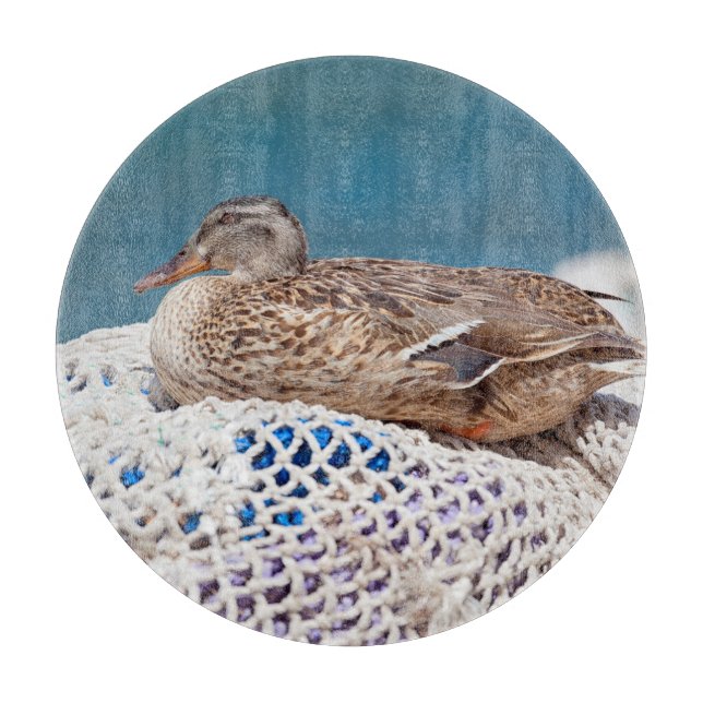 Resting Duck Cutting Board (Front)