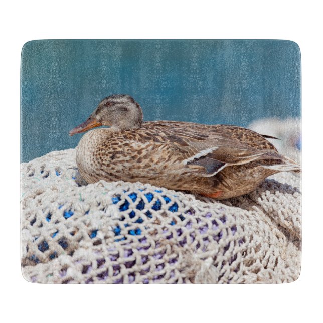 Resting Duck Cutting Board (Front)