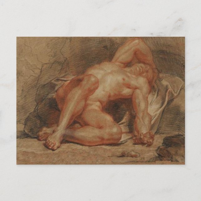 Resting Gladiator Postcard (Front)