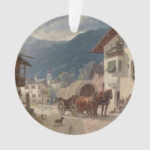 Resting in Front of the Inn – Désiré Thomassin Ornament