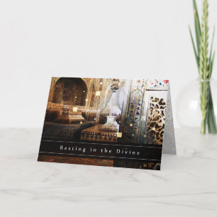 Resting In The Divine - Card, Condolence, Greeting Card