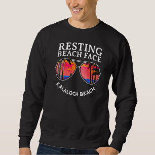 Resting Kalaloch Beach  Ocean Humour Beach Sweatshirt