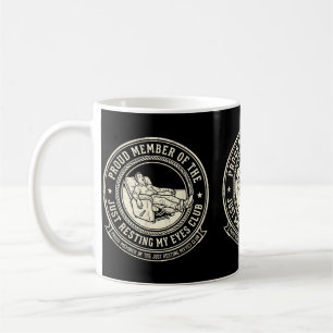 Resting My Eyes Club Coffee Mug