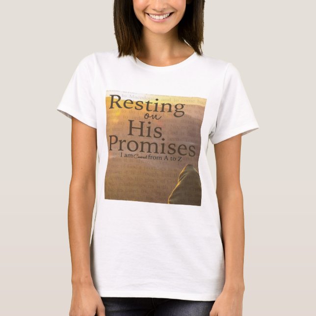 Resting on His Promises Long Sleeve T-Shirt (Front)