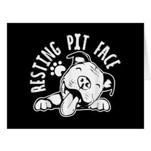Resting Pit Face Funny Dog Pitbull Meme Clothing