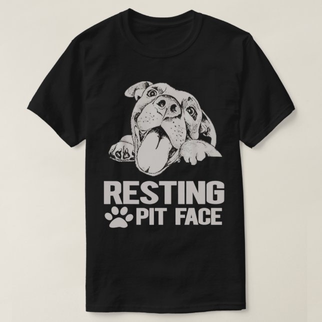 Resting Pit Face T-Shirt (Design Front)