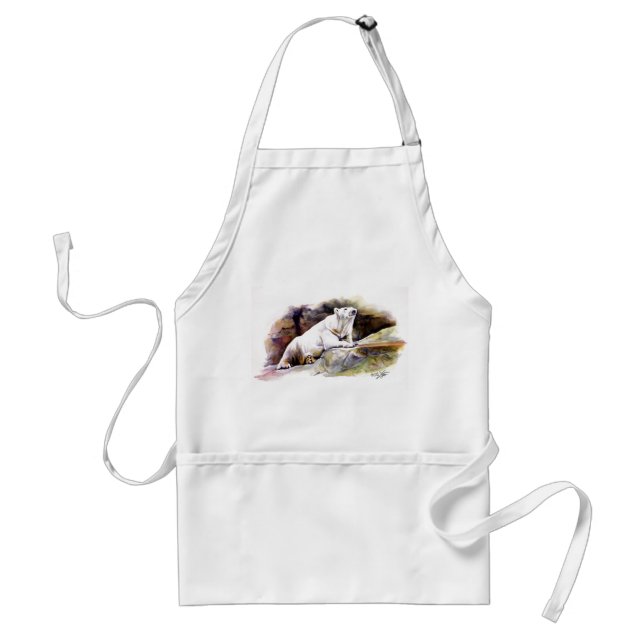 Resting Polar Bear Apron (Front)