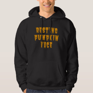 Resting Pumpkin Face - Funny Halloween 2022 Hoodie