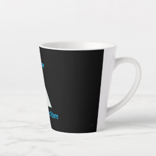 Resting Robot Stare- Latte Mug