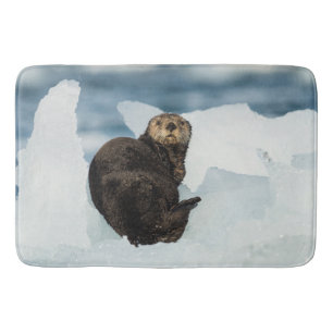 Resting Sea Otter Bath Mat