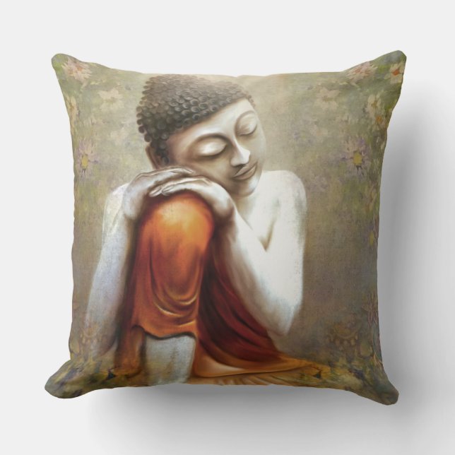 Resting Siddhartha Cushion (Front)