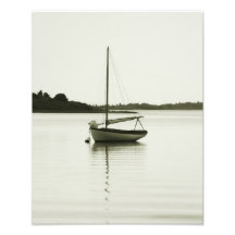 Resting Sloop in Menemsha Pond, Martha's Vineyard
